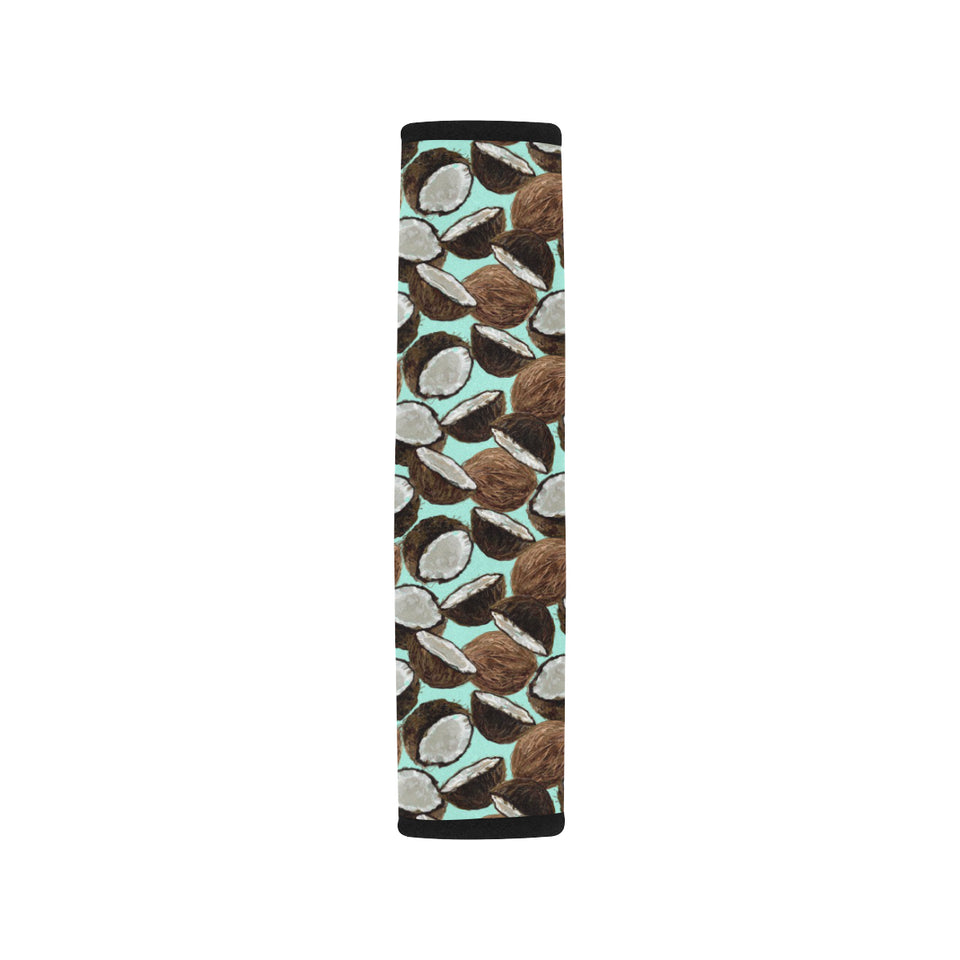 Coconut Pattern Print Design 03 Car Seat Belt Cover