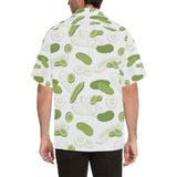 Cucumber sketch pattern Men's All Over Print Hawaiian Shirt