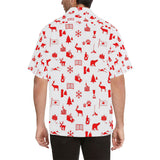 Canada Pattern Print Design 04 Men's All Over Print Hawaiian Shirt (Model T58)