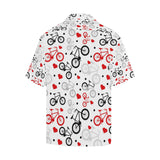 Bicycle Pattern Print Design 04 Men's All Over Print Hawaiian Shirt (Model T58)