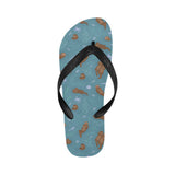 Sea otters pattern Unisex Flip Flops