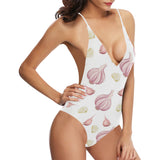 Garlic pattern Women's One-Piece Swimsuit