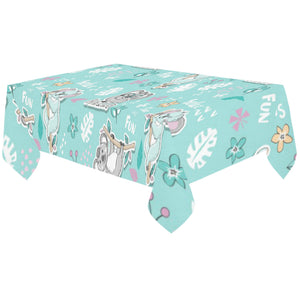 Cute koalas blue background pattern Tablecloth