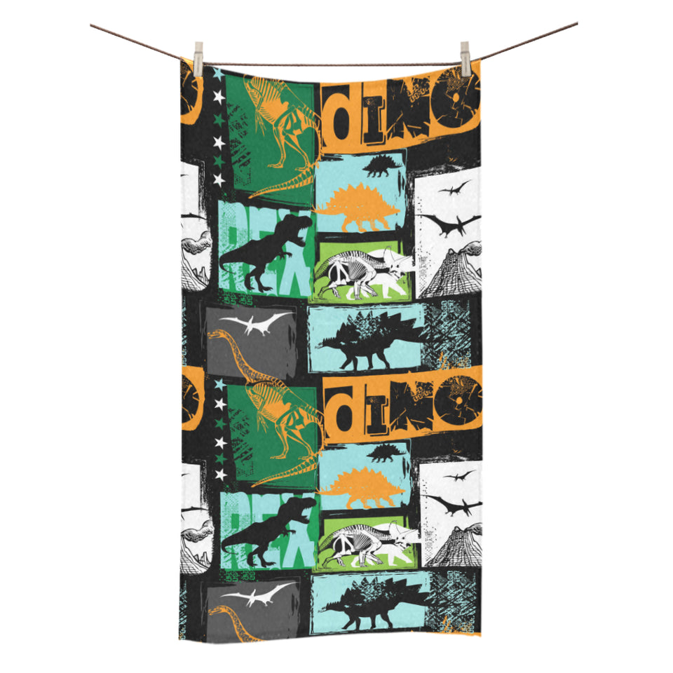 dinosaurs print pattern Bath Towel