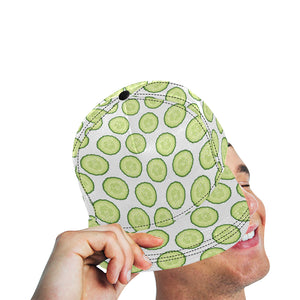 Cucumber slices pattern All Over Print Snapback Cap