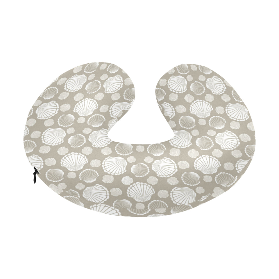 Scallop shell pattern U-Shaped Travel Neck Pillow