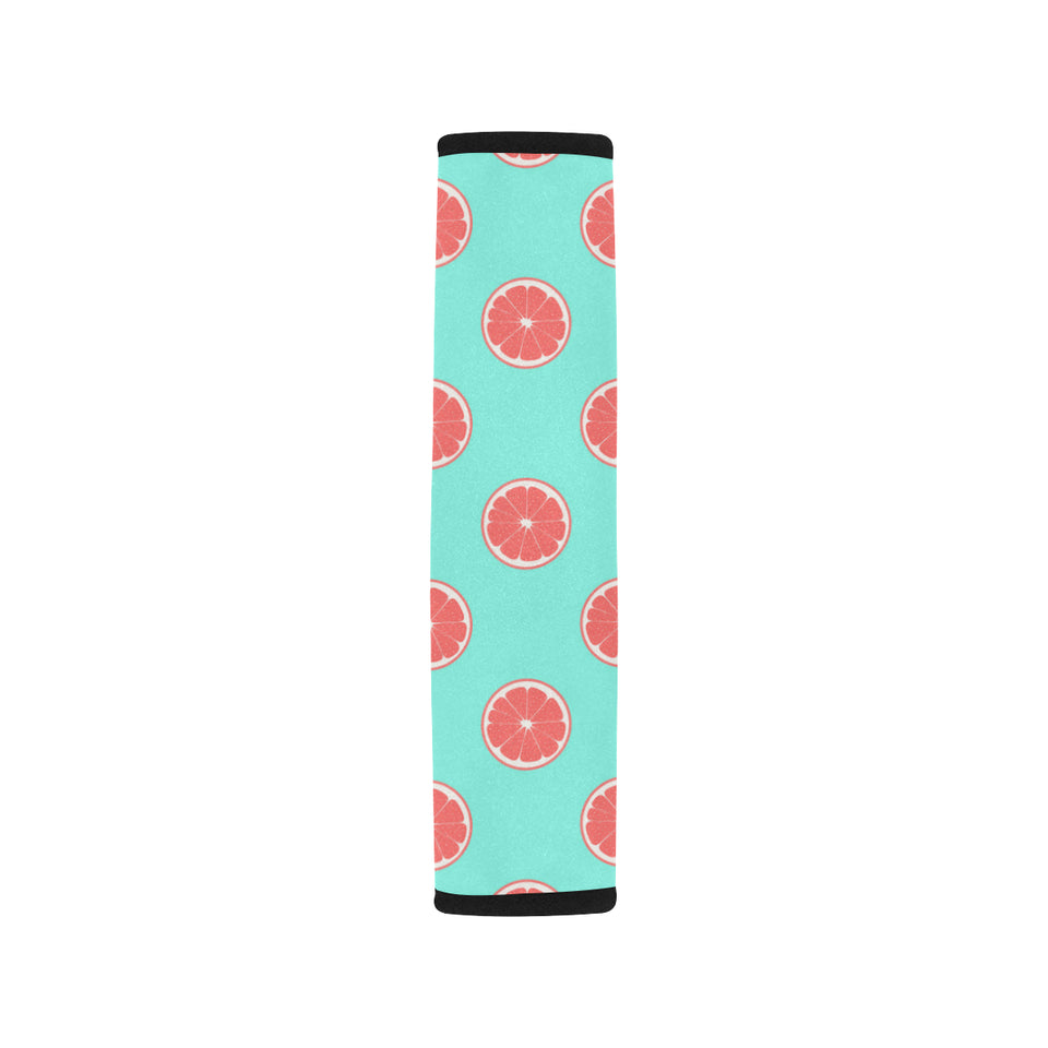 Grapefruit green background Car Seat Belt Cover