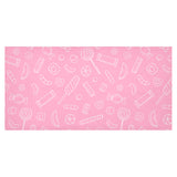 Sweet candy pink background Tablecloth