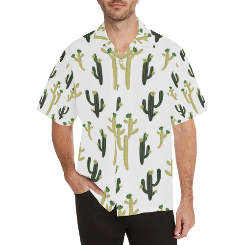 Cute cactus pattern Men's All Over Print Hawaiian Shirt