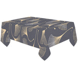 Gold ginkgo leaves Tablecloth