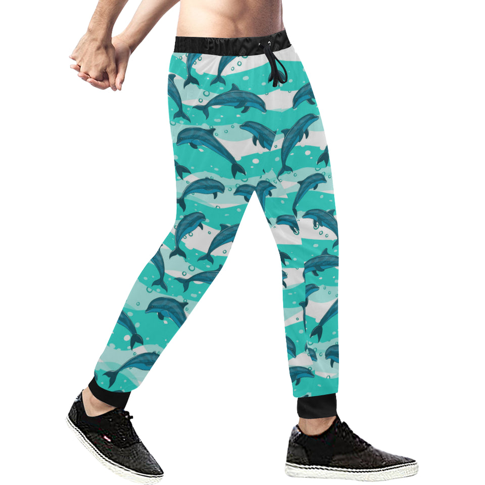 Dolphin sea pattern Unisex Casual Sweatpants