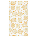 hand drawn onion pattern Bath Towel