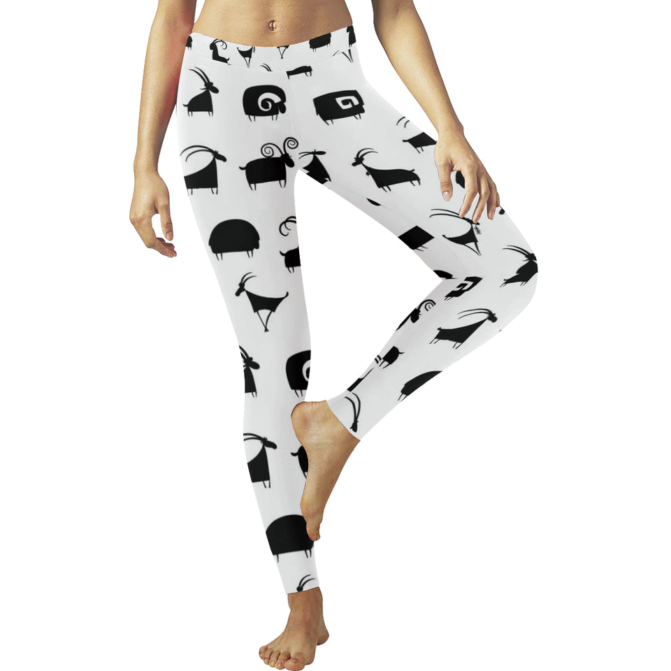 Goat ram pattern Women's Legging Fulfilled In US