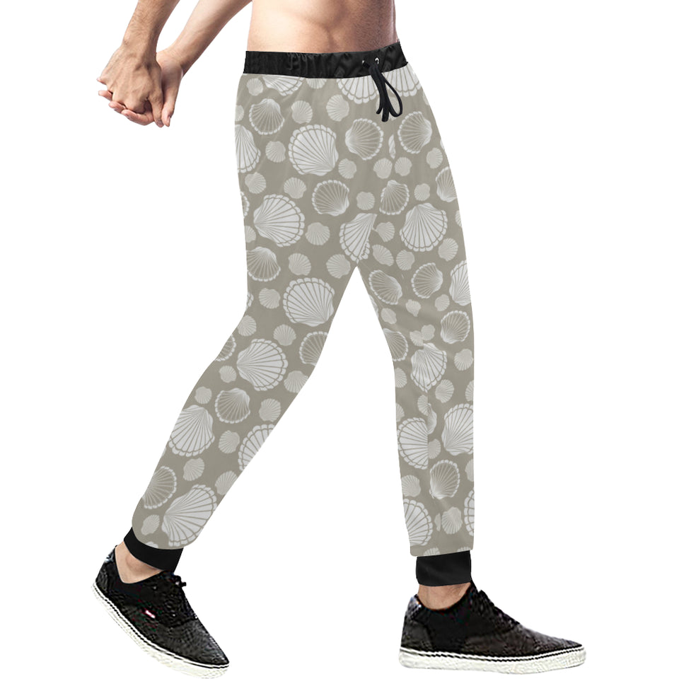 Scallop shell pattern Unisex Casual Sweatpants