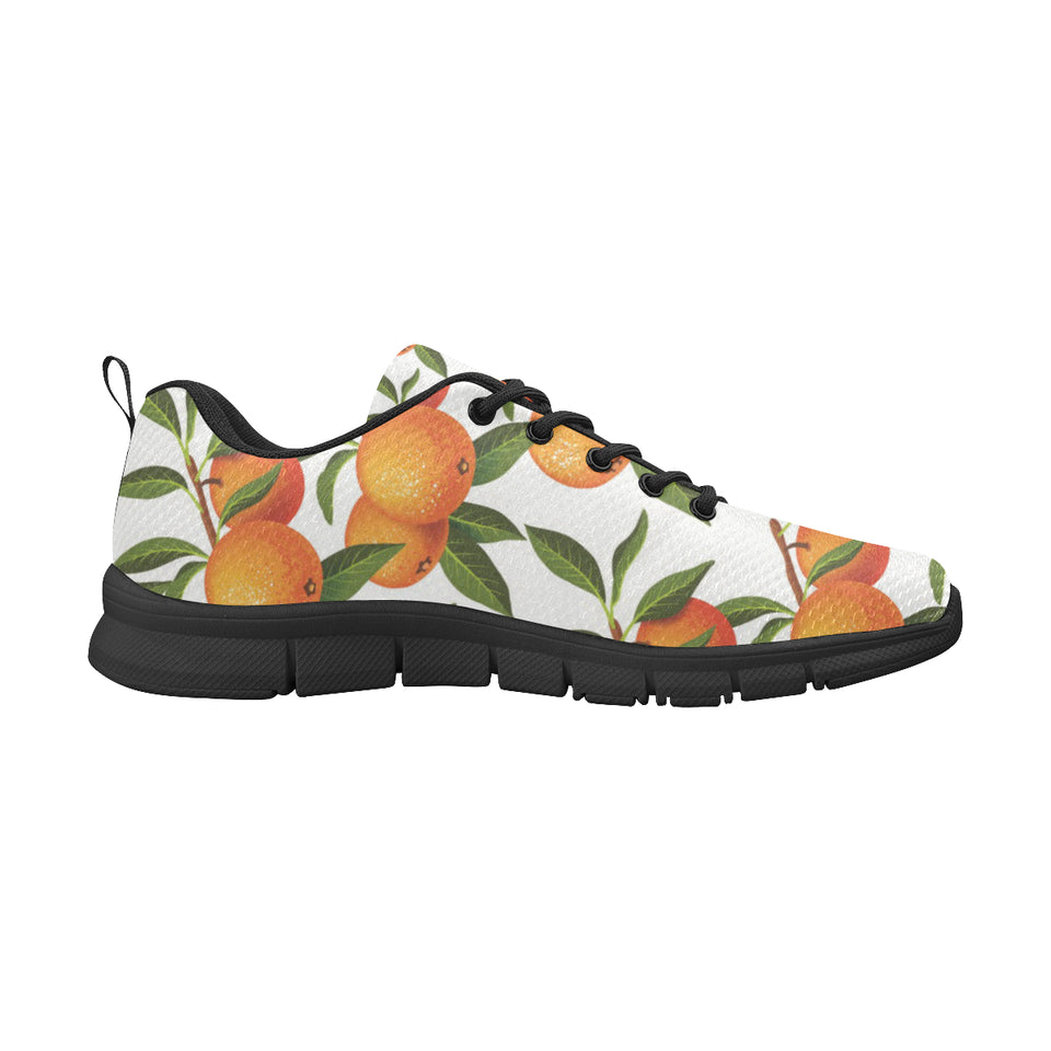 Oranges pattern background Women's Sneaker Shoes