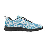 Coral Reef Pattern Print Design 01 Men's Breathable Sneakers ( Model 055)