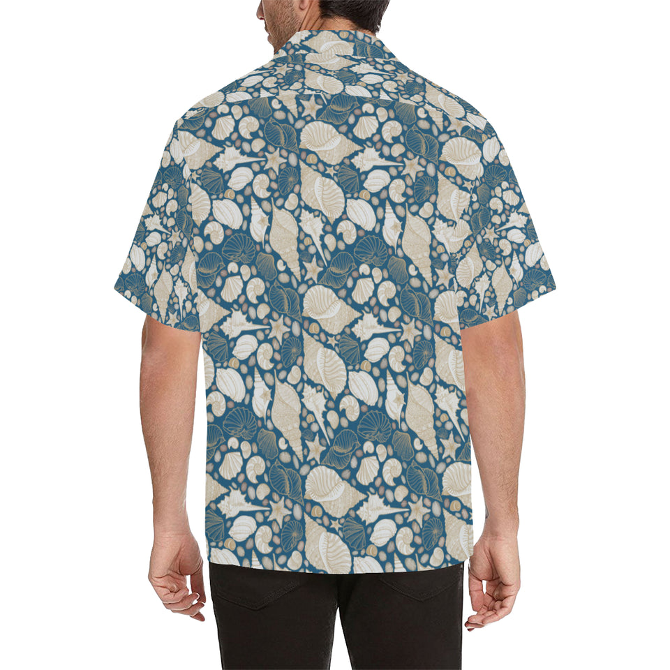 Sea turtle Polynesian Tribal design pattern Men's All Over Print Hawaiian Shirt