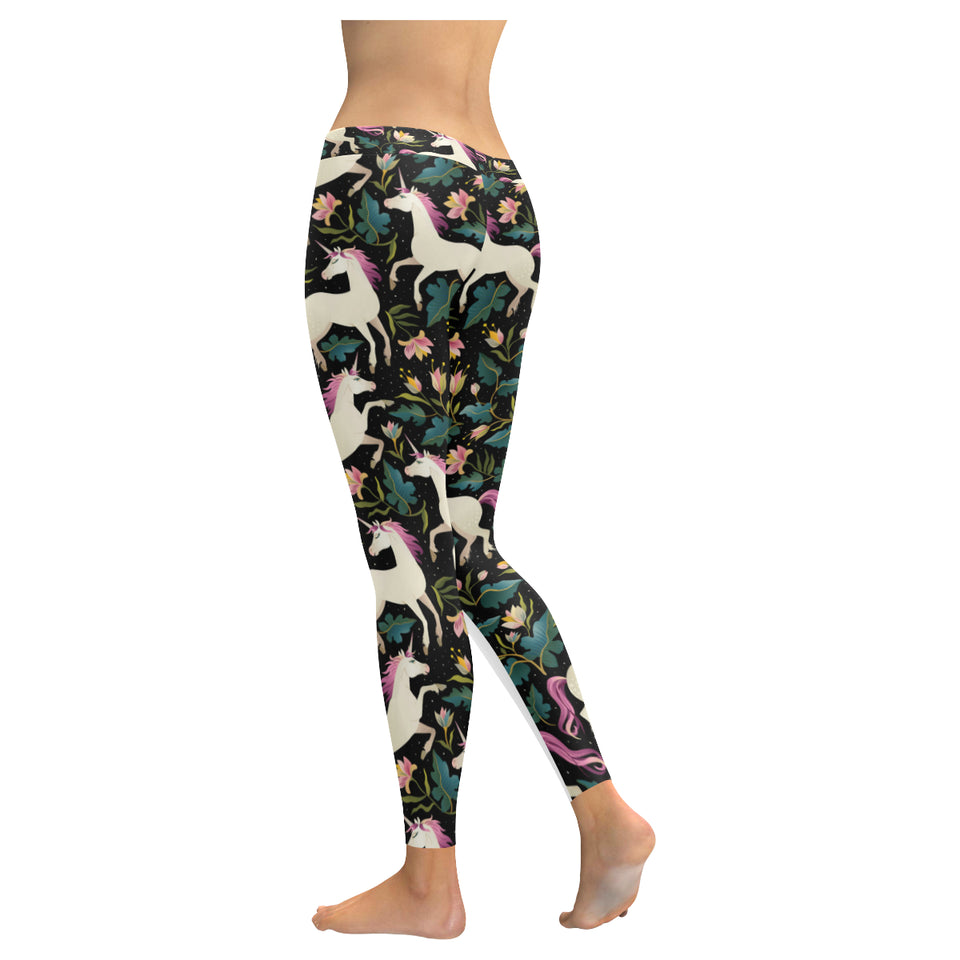 Unicorns forest background Women's Legging Fulfilled In US
