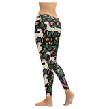 Unicorns forest background Women's Legging Fulfilled In US