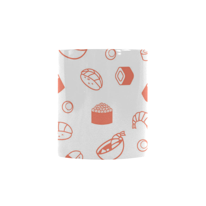 Sushi pattern Morphing Mug Heat Changing Mug