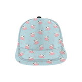 Cute cow flower pattern All Over Print Snapback Cap