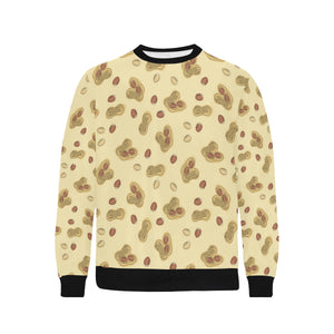 peanuts design pattern Men's Crew Neck Sweatshirt