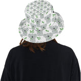 Hand drawn Koala leaves pattern Unisex Bucket Hat