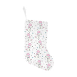 Cute poodle dog star pattern Christmas Stocking