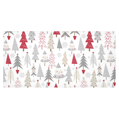 Cute Christmas tree pattern Tablecloth