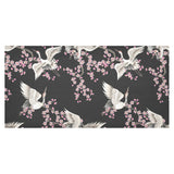 Japanese crane pink sakura pattern Tablecloth