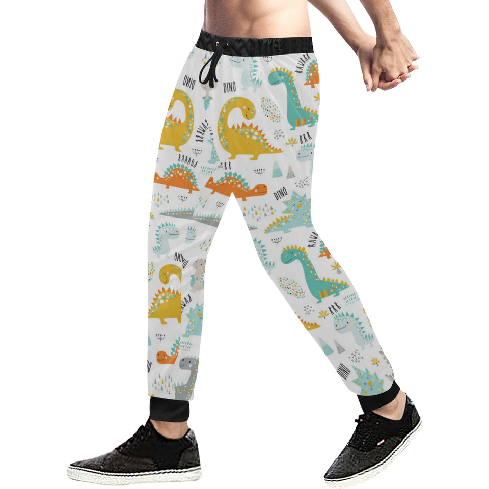 Cute funny kids dinosaurs pattern Unisex Casual Sweatpants