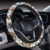 Cute nautical steering wheel anchor pattern Car Steering Wheel Cover