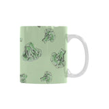 broccoli sketch pattern Classical White Mug (Fulfilled In US)