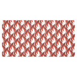 Fire flame symbol design pattern Tablecloth