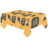 Boston terrier design pattern Tablecloth