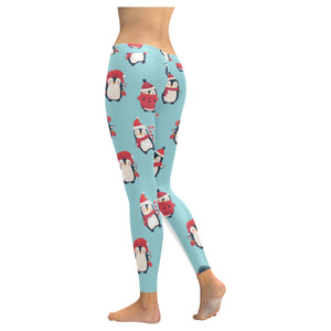 Cute penguin christmas  design pattern Women's Legging Fulfilled In US