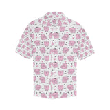 Pig Pattern Print Design 03 Men's All Over Print Hawaiian Shirt (Model T58)