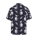 Chihuahua space helmet. astronaut pattern Men's All Over Print Hawaiian Shirt