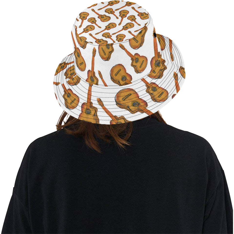 Paint Guitar Pattern Unisex Bucket Hat