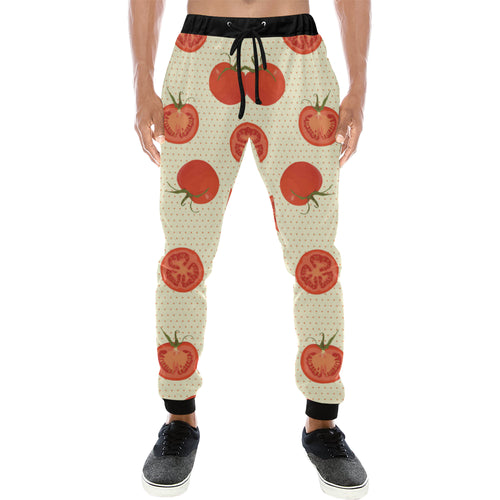 Tomato dot background Unisex Casual Sweatpants