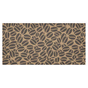 Coffee bean on brown background Tablecloth