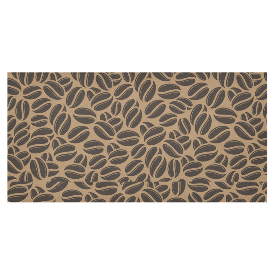 Coffee bean on brown background Tablecloth