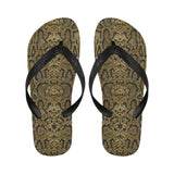 Snake skin pattern Unisex Flip Flops