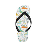 Cute funny kids dinosaurs pattern Unisex Flip Flops