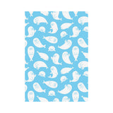 Cute white sea lion seals pattern House Flag Garden Flag