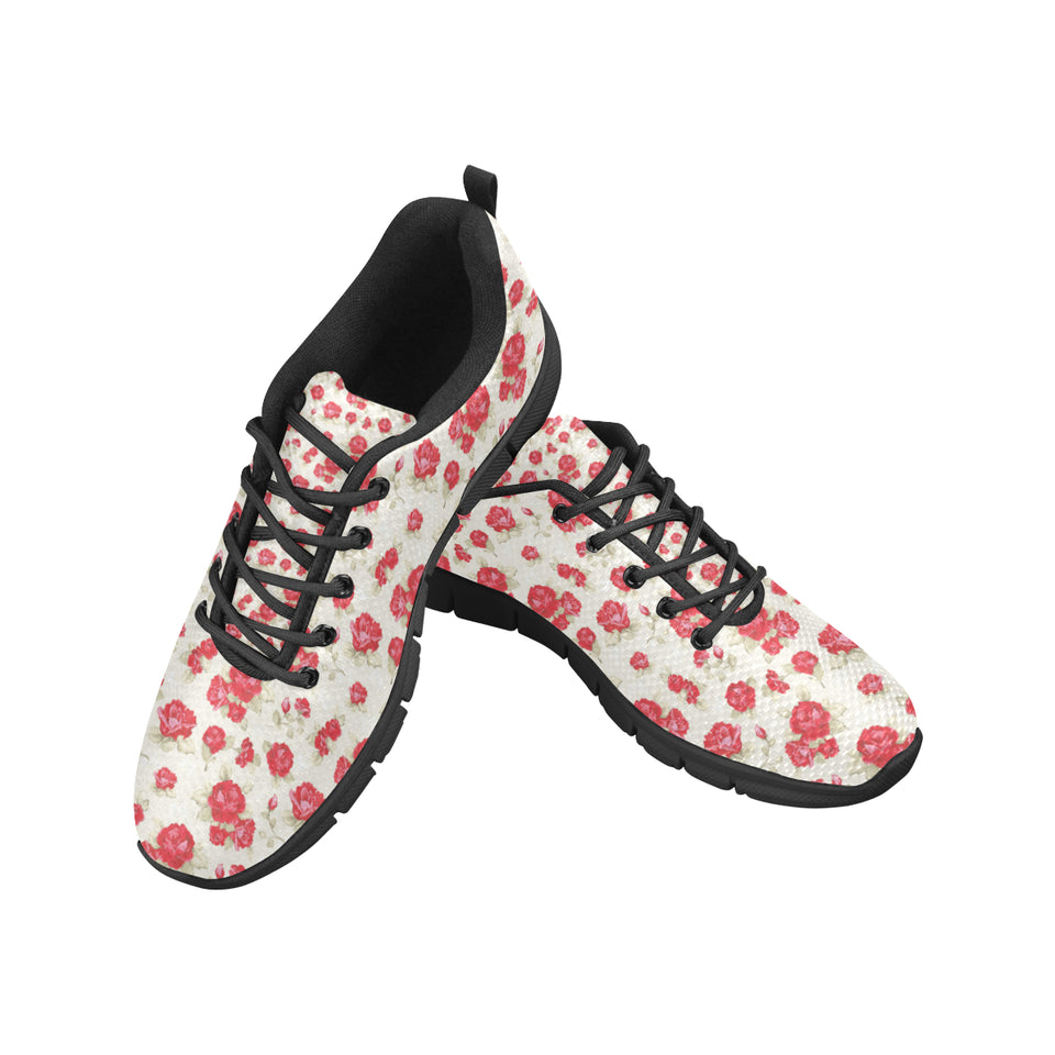 Rose Pattern Print Design 01 Women's Sneaker Shoes