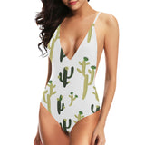 Cute cactus pattern Women's One-Piece Swimsuit