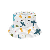 Airplane star cloud colorful Unisex Bucket Hat