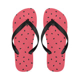 watermelon texture background Unisex Flip Flops