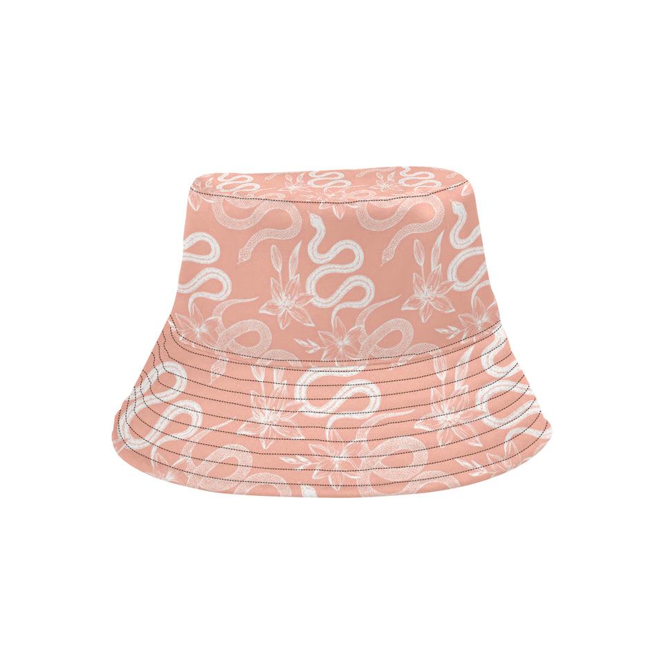 Snake lilies flower pattern Unisex Bucket Hat
